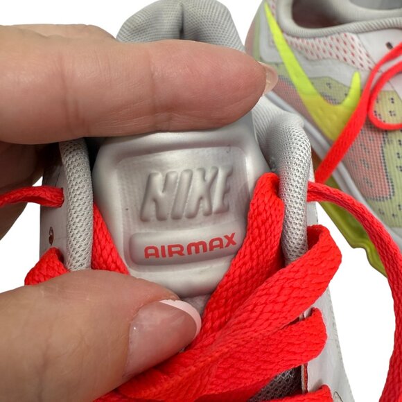 Nike 2014 Air Max Neon Pure Platinum Sneakers Youth size 7 Women's size 8.5 - Picture 5 of 8